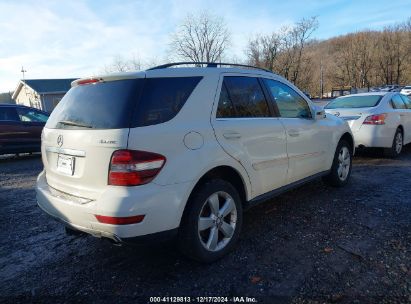 Lot #3037534687 2011 MERCEDES-BENZ ML 350 4MATIC