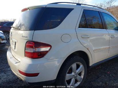 Lot #3037534687 2011 MERCEDES-BENZ ML 350 4MATIC