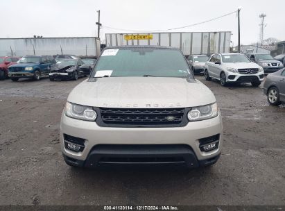 Lot #3051075660 2015 LAND ROVER RANGE ROVER SPORT 5.0L V8 SUPERCHARGED