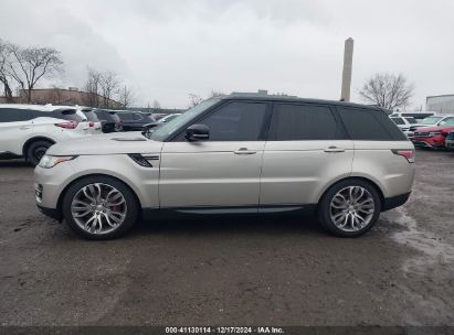 Lot #3051075660 2015 LAND ROVER RANGE ROVER SPORT 5.0L V8 SUPERCHARGED