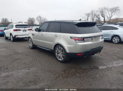 Lot #3051075660 2015 LAND ROVER RANGE ROVER SPORT 5.0L V8 SUPERCHARGED