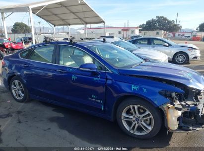 Lot #3050072751 2015 FORD FUSION HYBRID TITANIUM