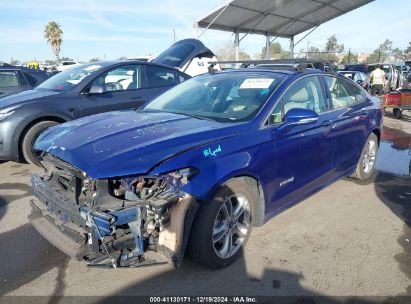 Lot #3050072751 2015 FORD FUSION HYBRID TITANIUM