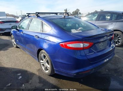 Lot #3050072751 2015 FORD FUSION HYBRID TITANIUM