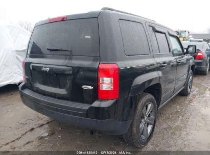 Lot #3051091702 2015 JEEP PATRIOT HIGH ALTITUDE EDITION