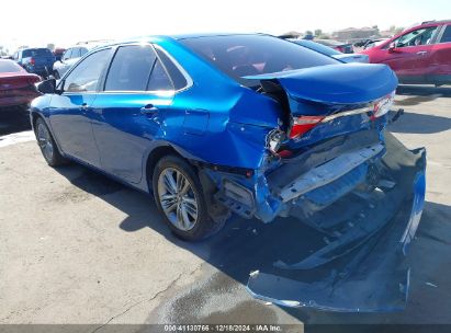 Lot #3053065807 2017 TOYOTA CAMRY SE