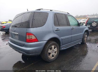 Lot #3035091713 2005 MERCEDES-BENZ ML 350 4MATIC