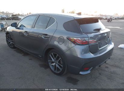 Lot #3048458631 2014 LEXUS CT 200H