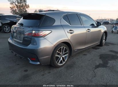 Lot #3048458631 2014 LEXUS CT 200H