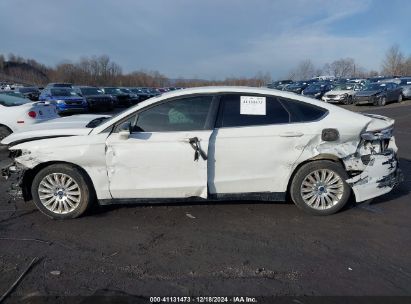 Lot #3051091680 2014 FORD FUSION HYBRID SE