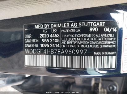 Lot #3045358352 2014 MERCEDES-BENZ C 250