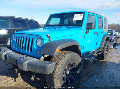 Lot #3051091664 2017 JEEP WRANGLER UNLIMITED SPORT 4X4