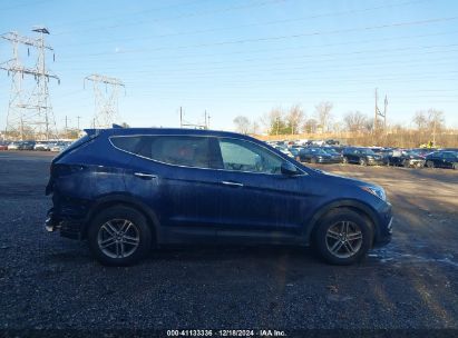 Lot #3051075335 2017 HYUNDAI SANTA FE SPORT 2.4L