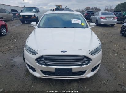 Lot #3050076823 2014 FORD FUSION HYBRID TITANIUM