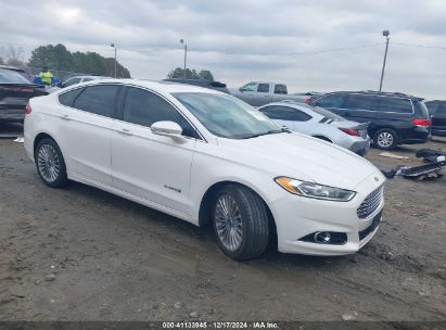 Lot #3050076823 2014 FORD FUSION HYBRID TITANIUM