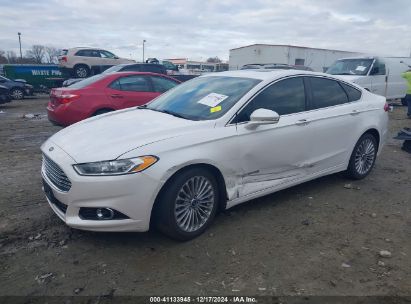 Lot #3050076823 2014 FORD FUSION HYBRID TITANIUM