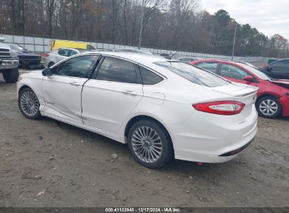 Lot #3050076823 2014 FORD FUSION HYBRID TITANIUM