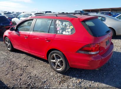 Lot #3056066065 2013 VOLKSWAGEN JETTA SPORTWAGEN 2.5L S