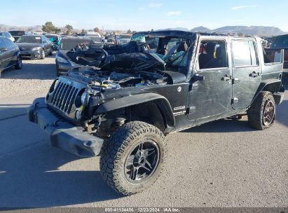 Lot #3048458623 2017 JEEP WRANGLER UNLIMITED SPORT 4X4