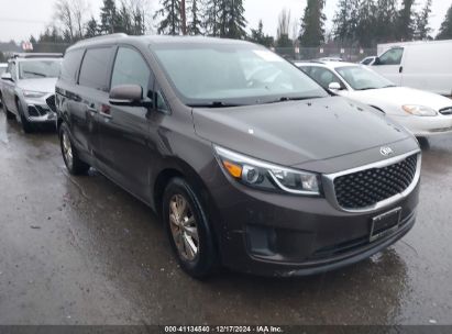 Lot #3050072603 2015 KIA SEDONA LX