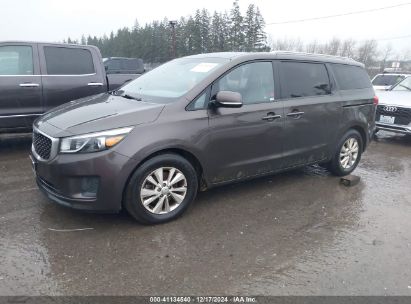 Lot #3050072603 2015 KIA SEDONA LX