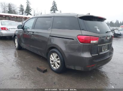 Lot #3050072603 2015 KIA SEDONA LX