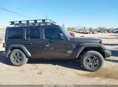 Lot #3050085029 2018 JEEP WRANGLER UNLIMITED SPORT S 4X4