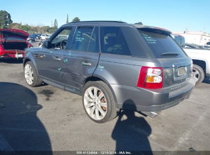 Lot #3051073196 2007 LAND ROVER RANGE ROVER SPORT HSE