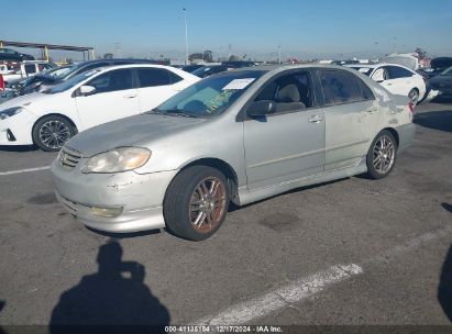 Lot #3035091662 2003 TOYOTA COROLLA S