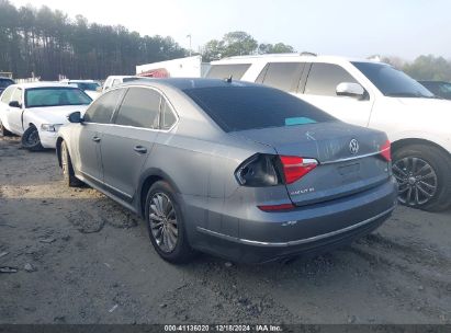 Lot #3051091607 2016 VOLKSWAGEN PASSAT 1.8T SE