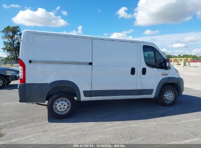 Lot #3046375430 2017 RAM PROMASTER 1500 LOW ROOF 136 WB