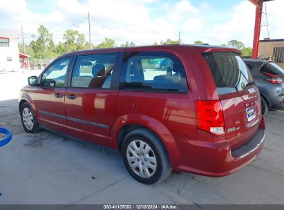 Lot #3042563870 2016 DODGE GRAND CARAVAN AMERICAN VALUE PKG