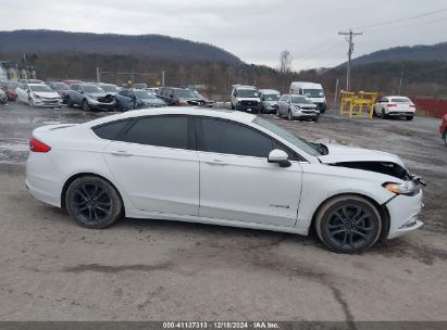 Lot #3053068339 2018 FORD FUSION HYBRID SE