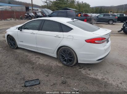 Lot #3053068339 2018 FORD FUSION HYBRID SE