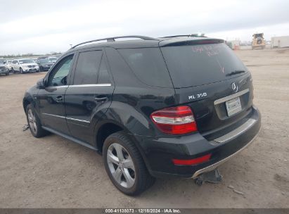 Lot #3051085275 2011 MERCEDES-BENZ ML 350 BLUETEC 4MATIC