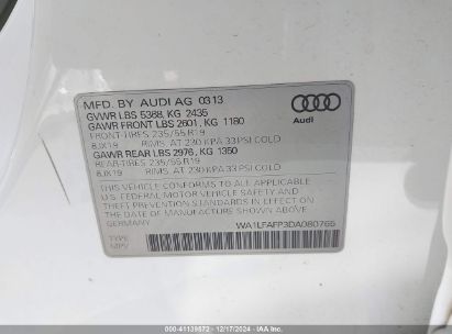 Lot #3035091240 2013 AUDI Q5 2.0T PREMIUM