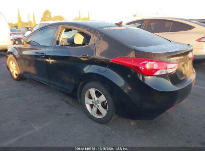 Lot #3035091242 2012 HYUNDAI ELANTRA GLS