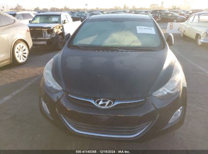 Lot #3035091242 2012 HYUNDAI ELANTRA GLS