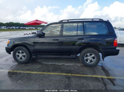 Lot #3034048655 2002 TOYOTA LAND CRUISER