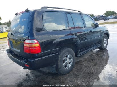 Lot #3034048655 2002 TOYOTA LAND CRUISER