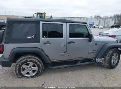 Lot #3051080925 2015 JEEP WRANGLER UNLIMITED SPORT