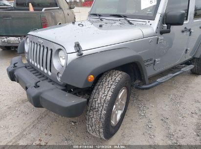 Lot #3051080925 2015 JEEP WRANGLER UNLIMITED SPORT