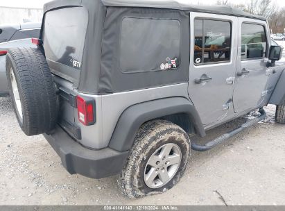 Lot #3051080925 2015 JEEP WRANGLER UNLIMITED SPORT