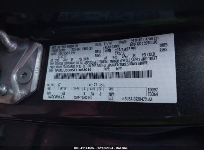 Lot #3034048643 2015 FORD ESCAPE SE