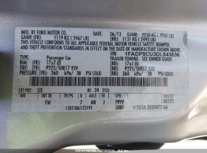 Lot #3037523243 2013 FORD C-MAX ENERGI SEL