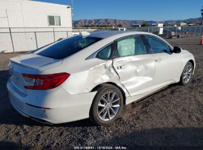 Lot #3052080466 2022 HONDA ACCORD LX