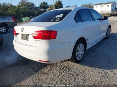 Lot #3046796601 2013 VOLKSWAGEN JETTA 2.5L SE