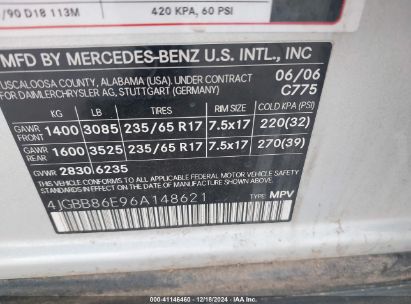 Lot #3046370879 2006 MERCEDES-BENZ ML 350 4MATIC