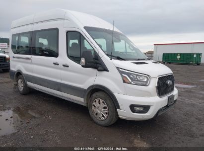 Lot #3035091200 2023 FORD TRANSIT-350 PASSENGER VAN XLT