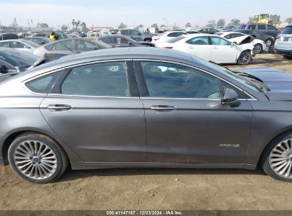 Lot #3056477238 2014 FORD FUSION HYBRID TITANIUM